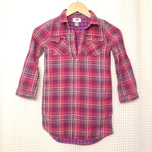 Girls Flannel tunic